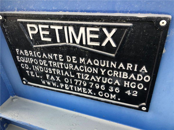 Unused Petimex 84" X 36' Hd Apron Feeder, 100 Hp)